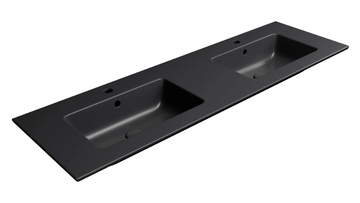 PURA 142X46 - Double inset ceramic washbasin by GSI ceramica - view 3